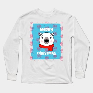 CHRISTMAS Sweater White Polar Bear Long Sleeve T-Shirt